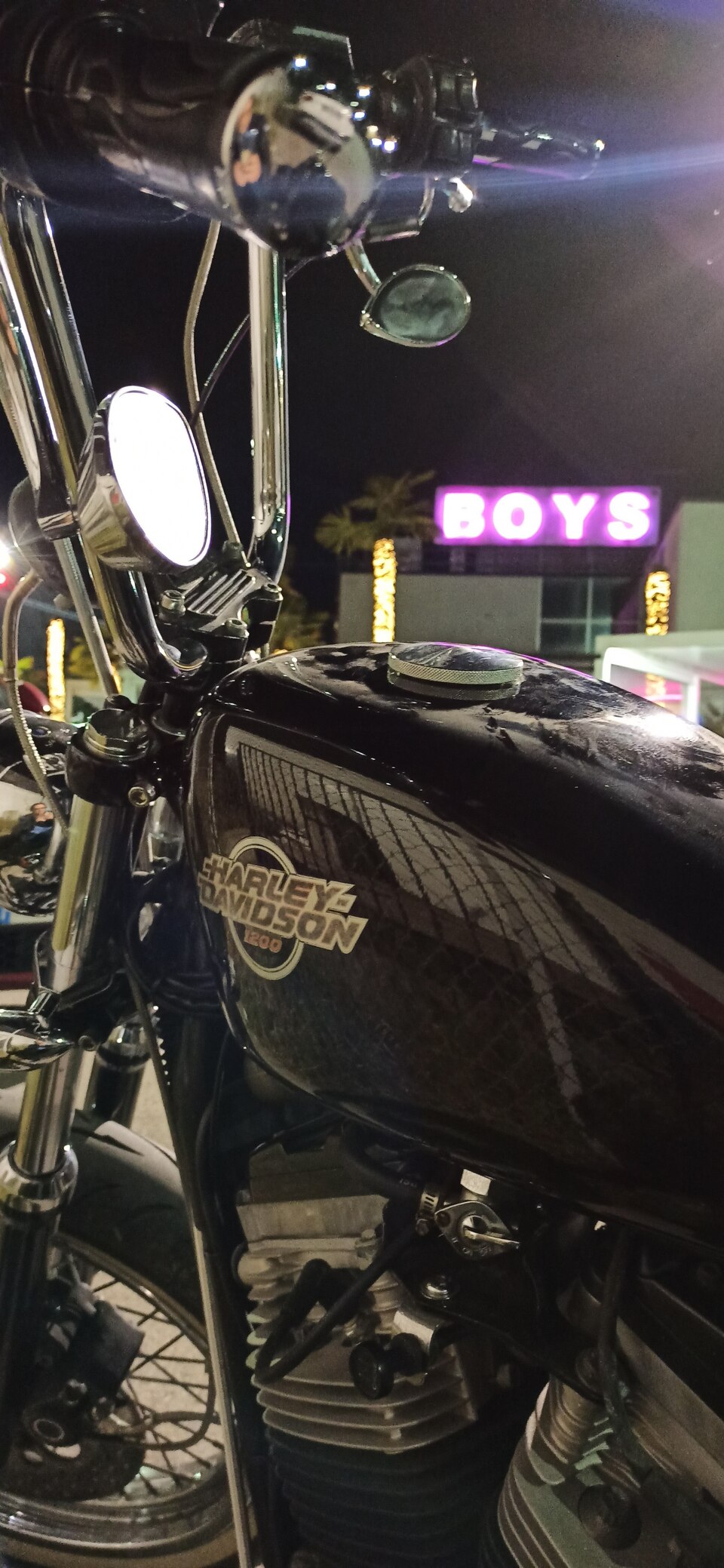 Primo giro dell'anno. In notturna fino al Boys di Vicenza. Harley e gli amici di Vita Notturna.Bella serata garantita.#vicenza