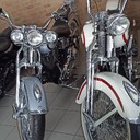 Controllo all'olio alla mia bimba da Manzotti Bike a Camisano Vicentino (VI).Esposizione di Harley a dir poco stupende...