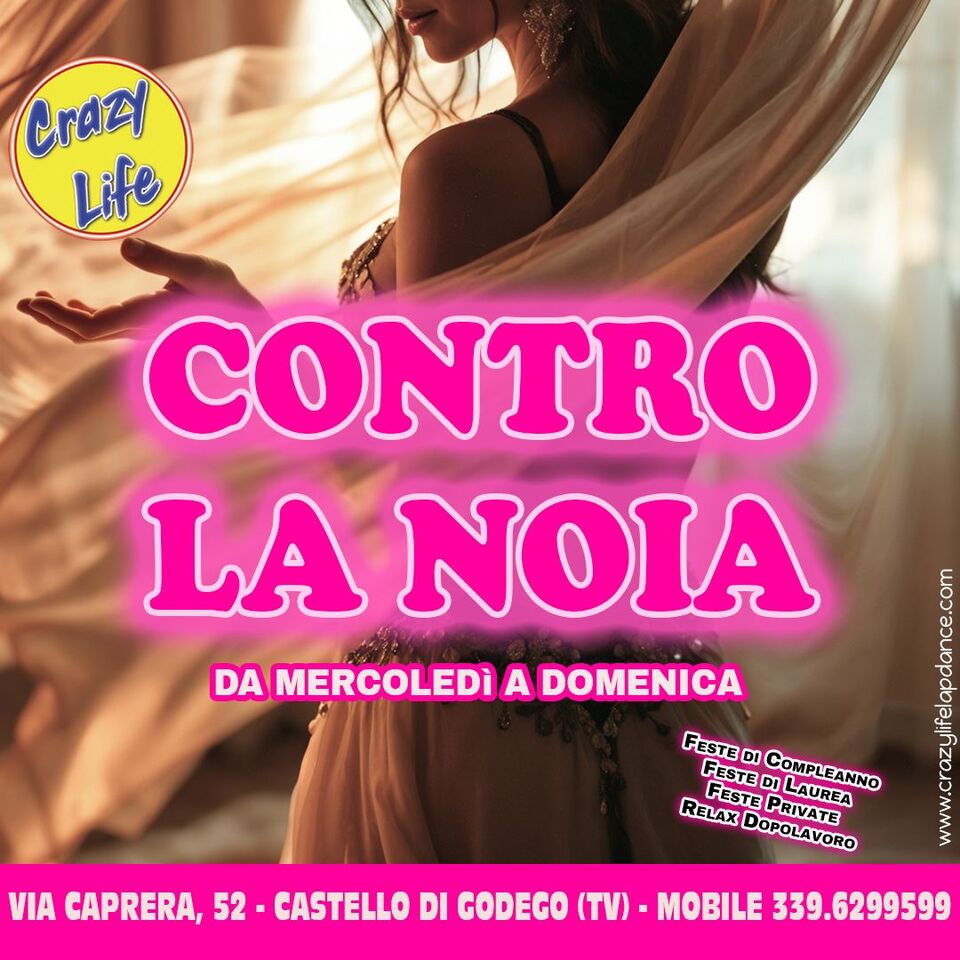 Vi aspettiamo venerdì 3 e sabato 4 aprile per il weekend Crazy! 🎉