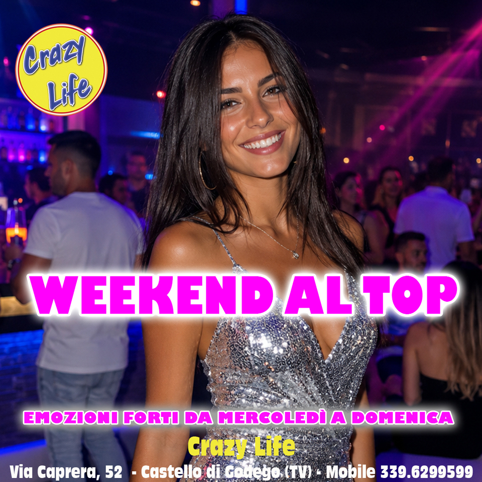 Weekend, venerdì 22 e sabato 23 maggio 2026