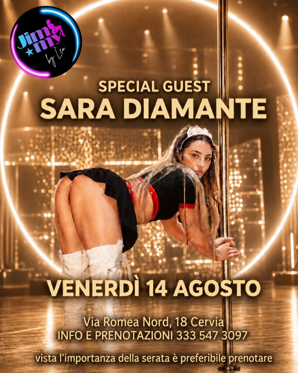 Jimmy di Cervia - Eventi di venerdì 14 agosto 2026