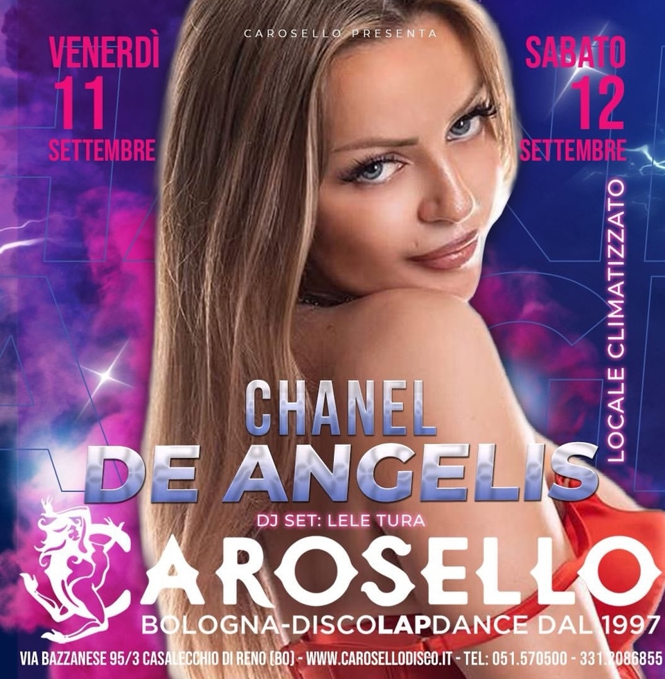 Carosello Bologna - La nuova stagione inizia mercoledì 9 settembre 2026. 4 ospiti nel weekend 11 e 12 settembre.